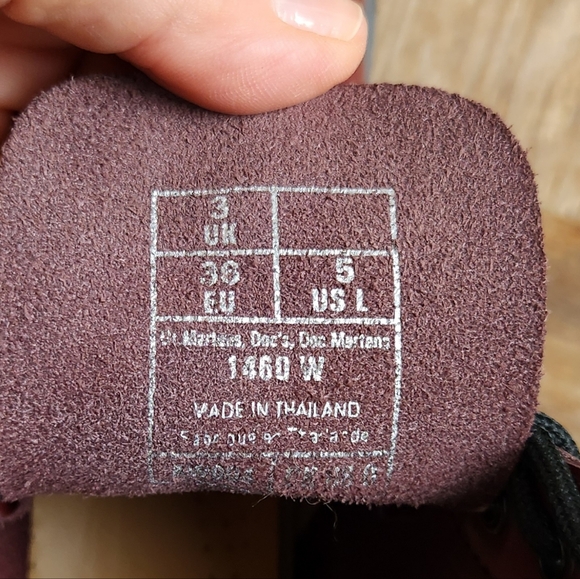 New Dr Martens lace up boot cherry red ladies - Picture 10 of 11